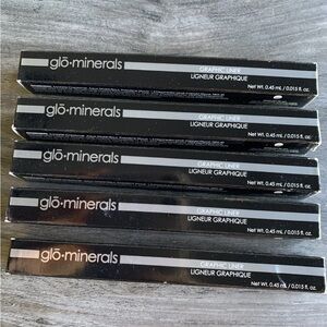 Glominerals Glo Minerals Graphic Liner Black/Brown NEW in BOX Lot Of 5